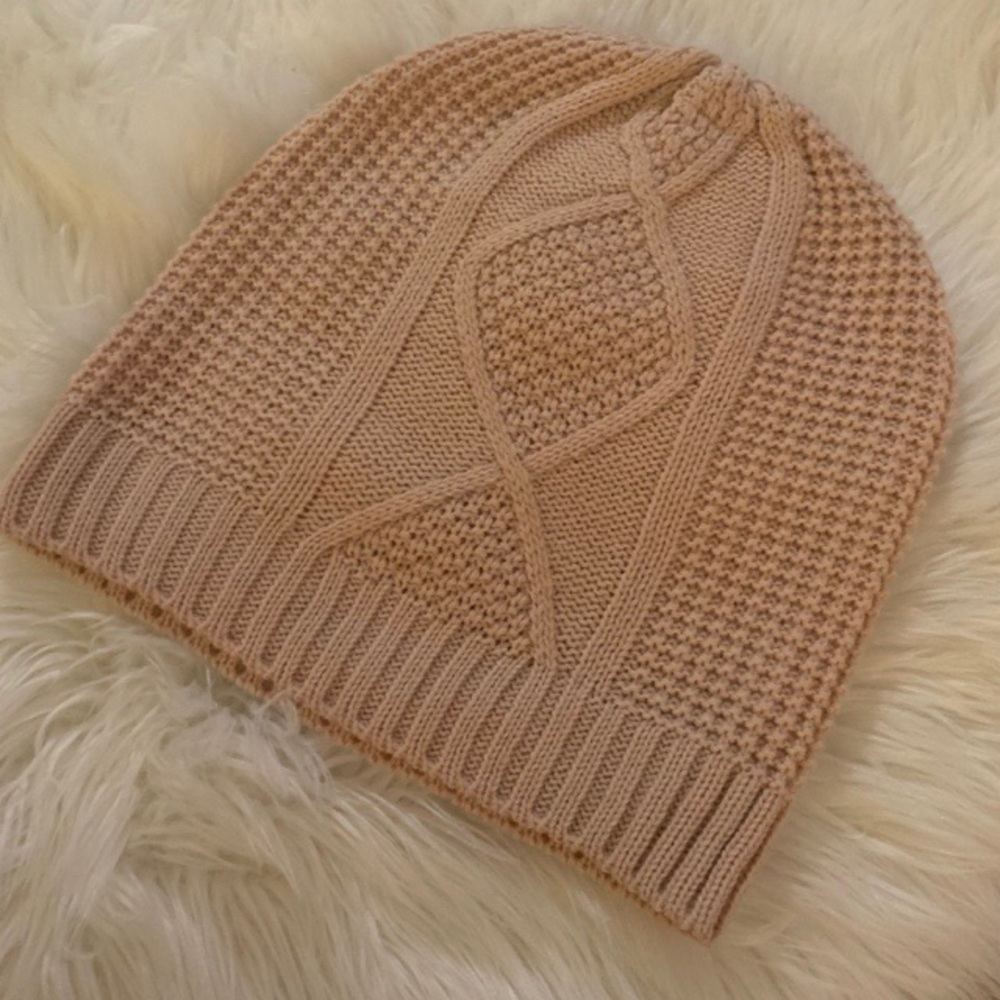 NWOT TJD Cable Knit Beanie - Picture 2 of 6